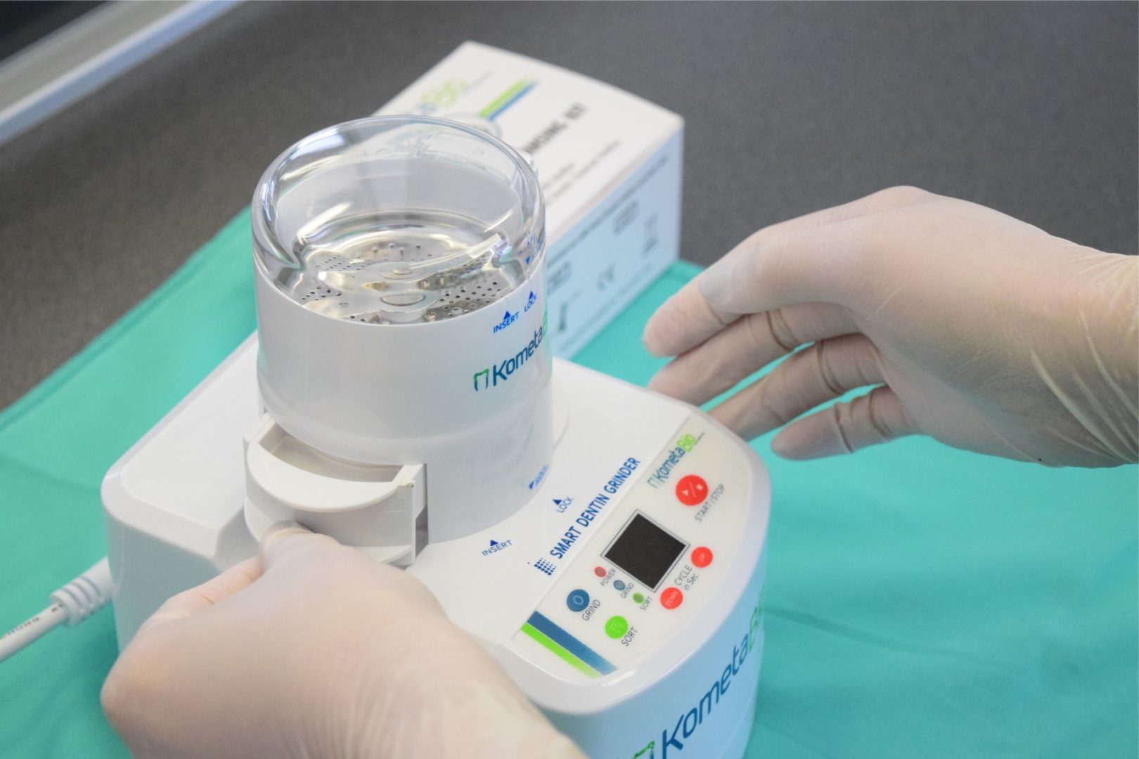 Smart dentin grinder